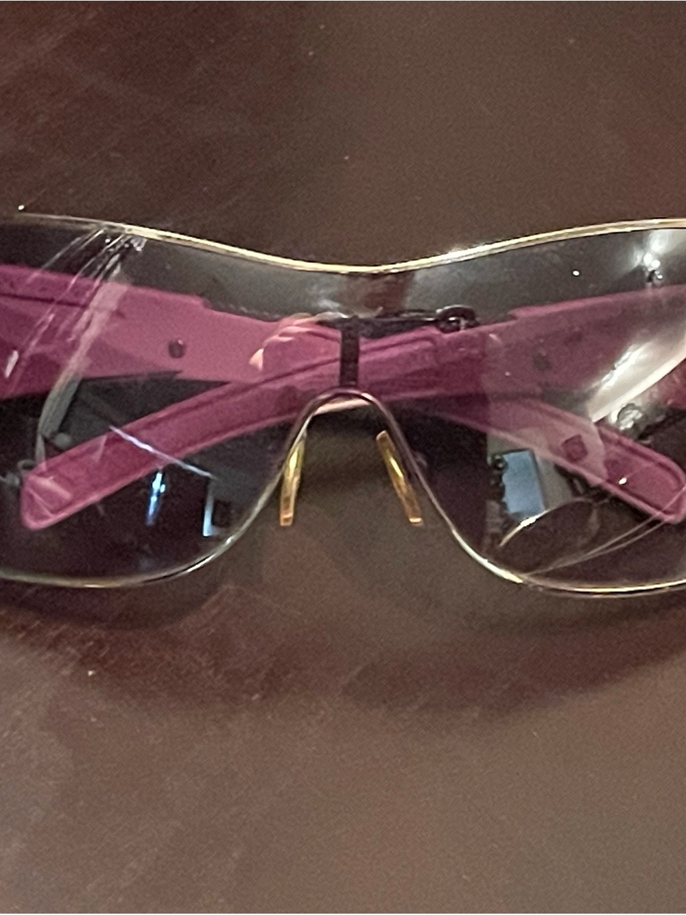 Prada Purple Shield Sunglasses